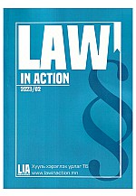 Эрдэм шинжилгээ сургалтын улирал тутмын Law in action сэтгүүл 2023 №2